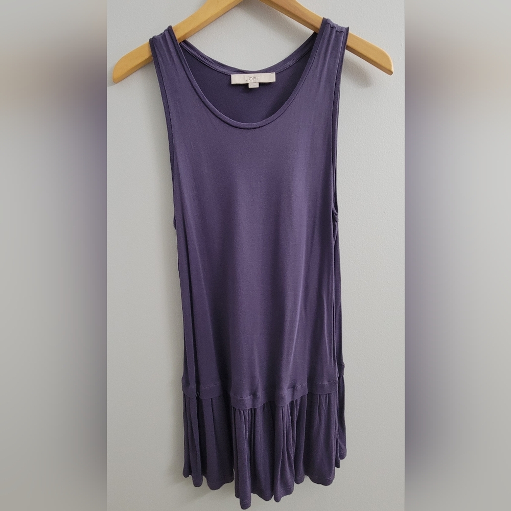 LOFT Deep Purple Tank Top